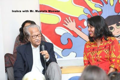 Tiny makes a BIG splash at Author Reading events in Dhaka!